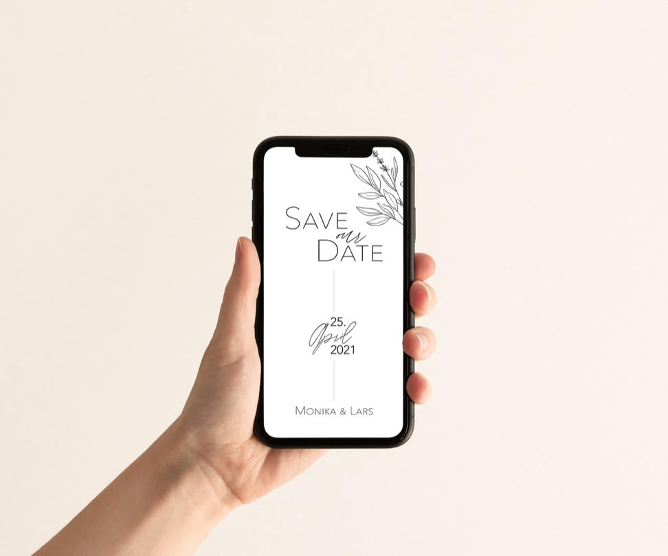 Digitale Save the Dates
